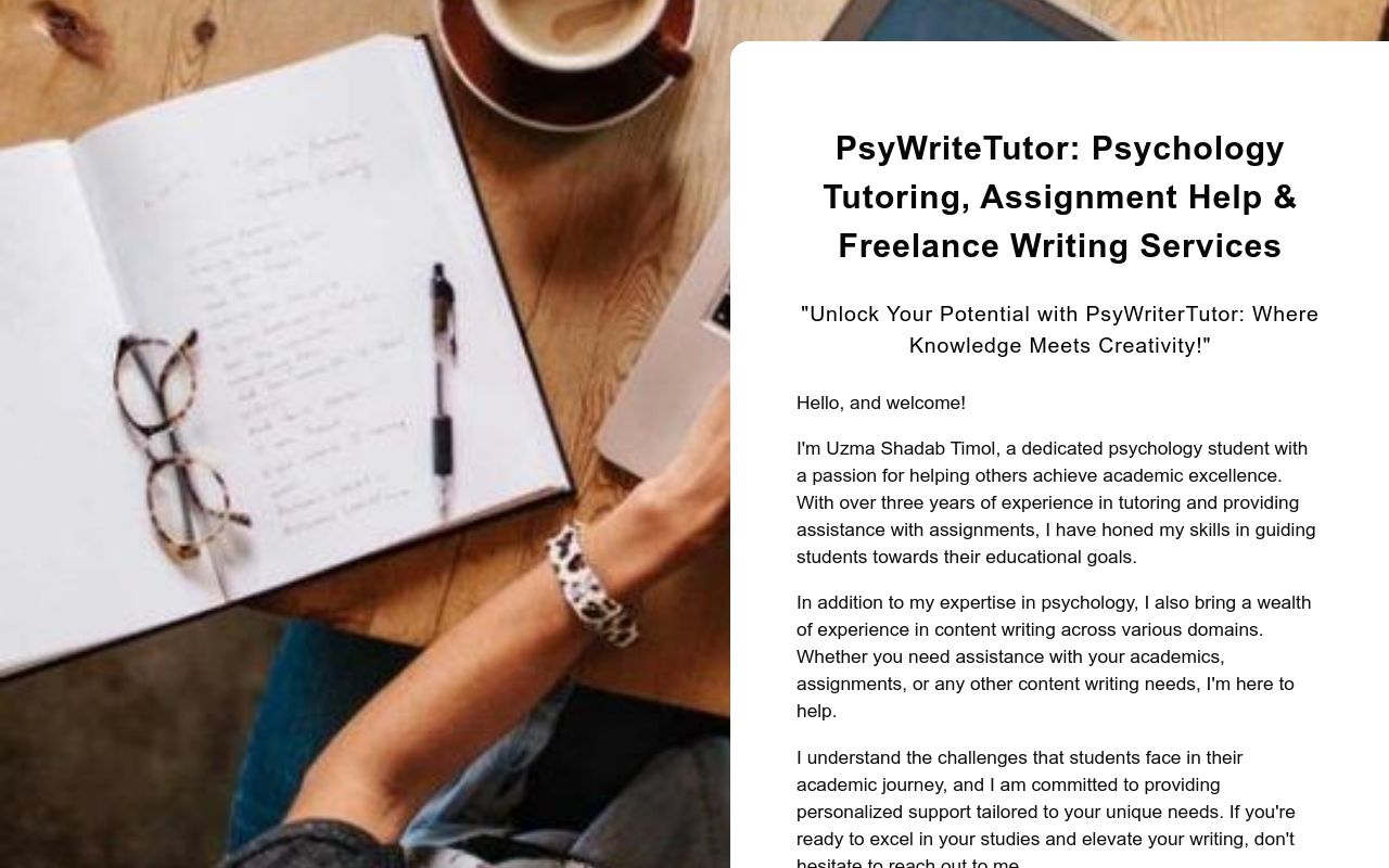 PsyWriteTutor: Psychology Tutoring, Assignment Help & Freelance Writing ...